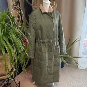 Women's Green Long Coat